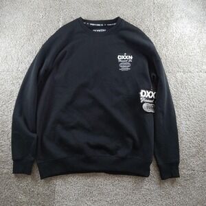 Dixxon Flannel Co‎ Sweatshirt Mens Medium Black Crewneck Pullover Graphic